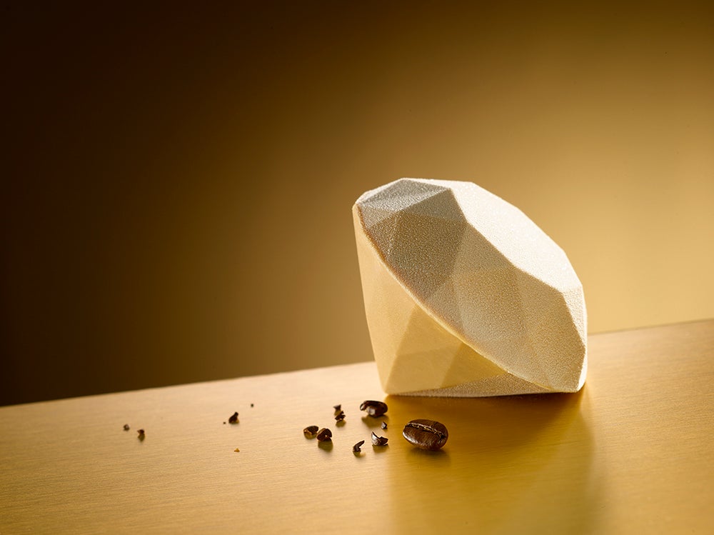 Belcolade Chocolade 4 kg Selection Amber Cacao-Trace 4 kg wit met karamel Belcolade Selection Amber Cacao-Trace/Bestel eenvoudig online/Anisana