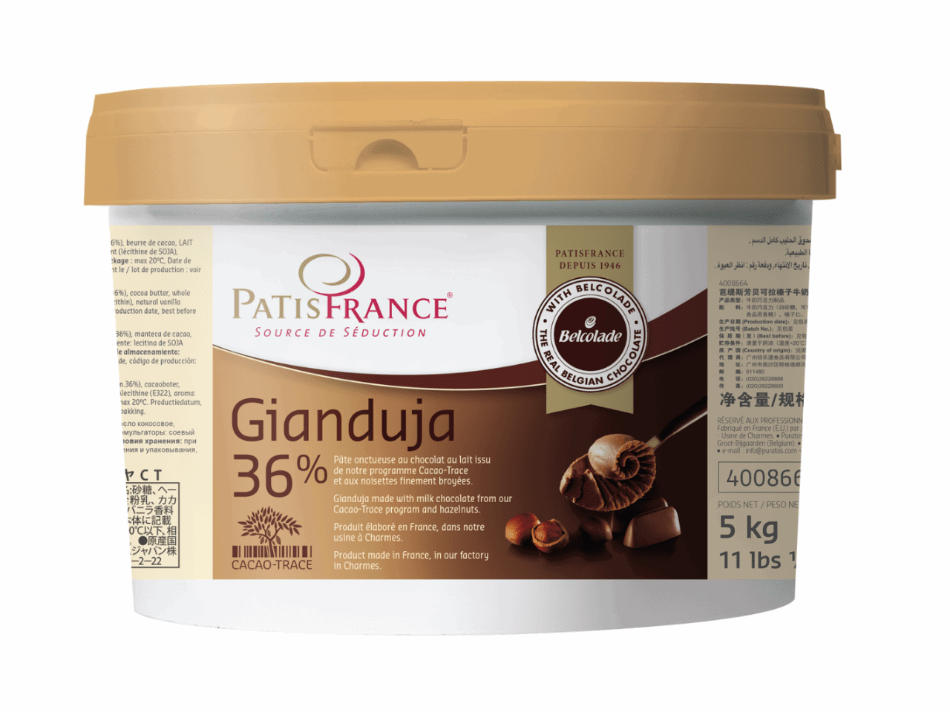 Belcolade Ganache PatisFrance Gianduja 5 kg PatisFrance Gianduja 5 kg/Bestel eenvoudig online/Anisana