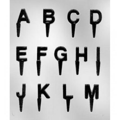 Martellato Chocoladevormen chocolademal letters A-M 90-P9661 90-P9661 chocoladevorm/Bestel eenvoudig online/Anisana