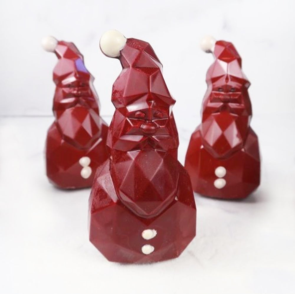 Martellato Chocoladevormen Diamanten kerstman MA3013