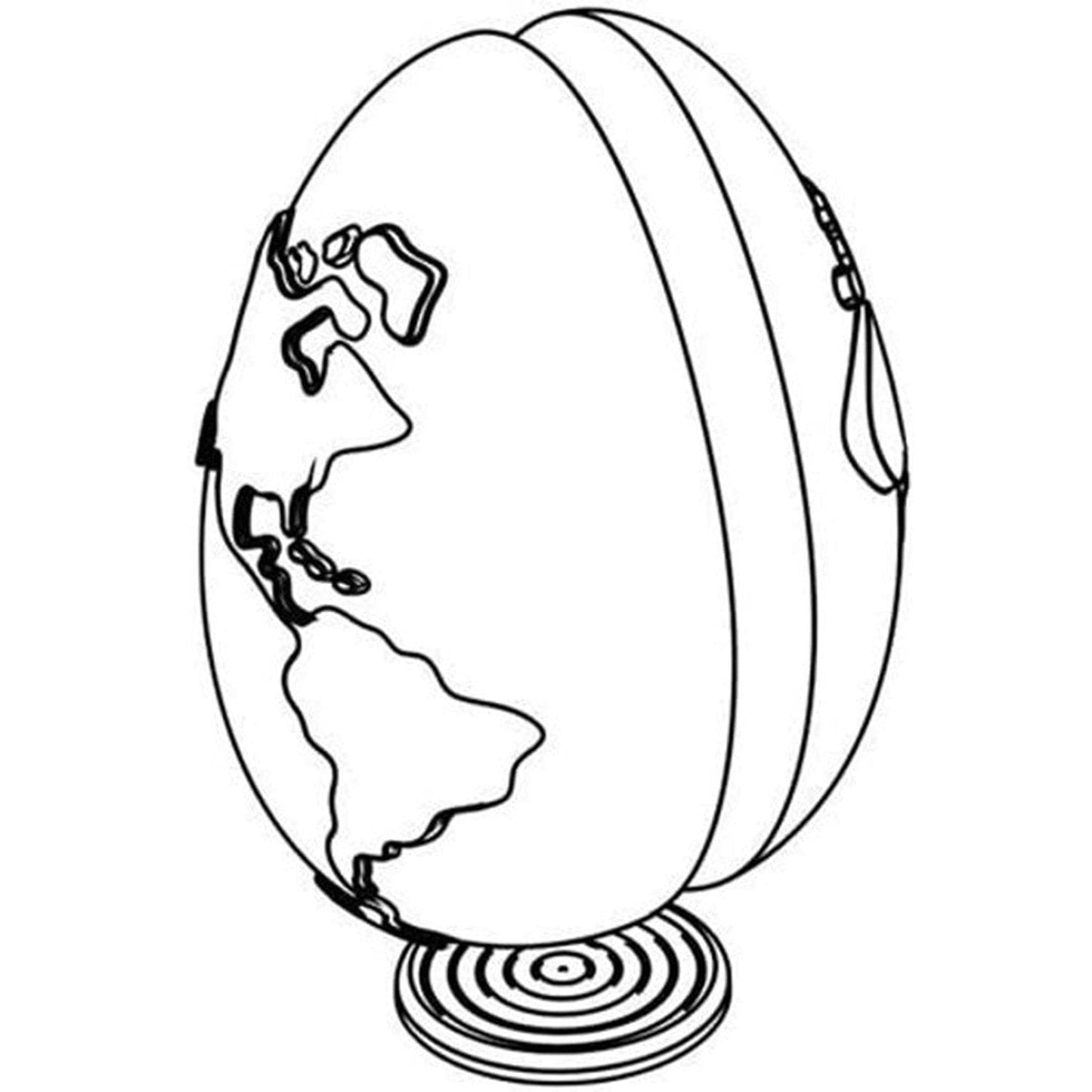 Martellato Chocoladevormen Globe Paasei 20u3d08 Globe Paasei/Bestel eenvoudig online/Anisana