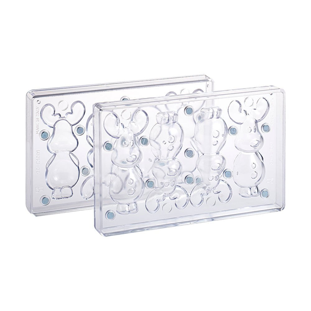 Martellato Chocoladevormen Rendier Polycarbonaat chocoladevorm 20-c1001 Rendier Polycarbonaat chocoladevorm/Bestel eenvoudig online/Anisana