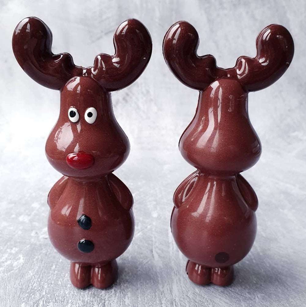 Martellato Chocoladevormen Rendier Polycarbonaat chocoladevorm 20-c1001 Rendier Polycarbonaat chocoladevorm/Bestel eenvoudig online/Anisana