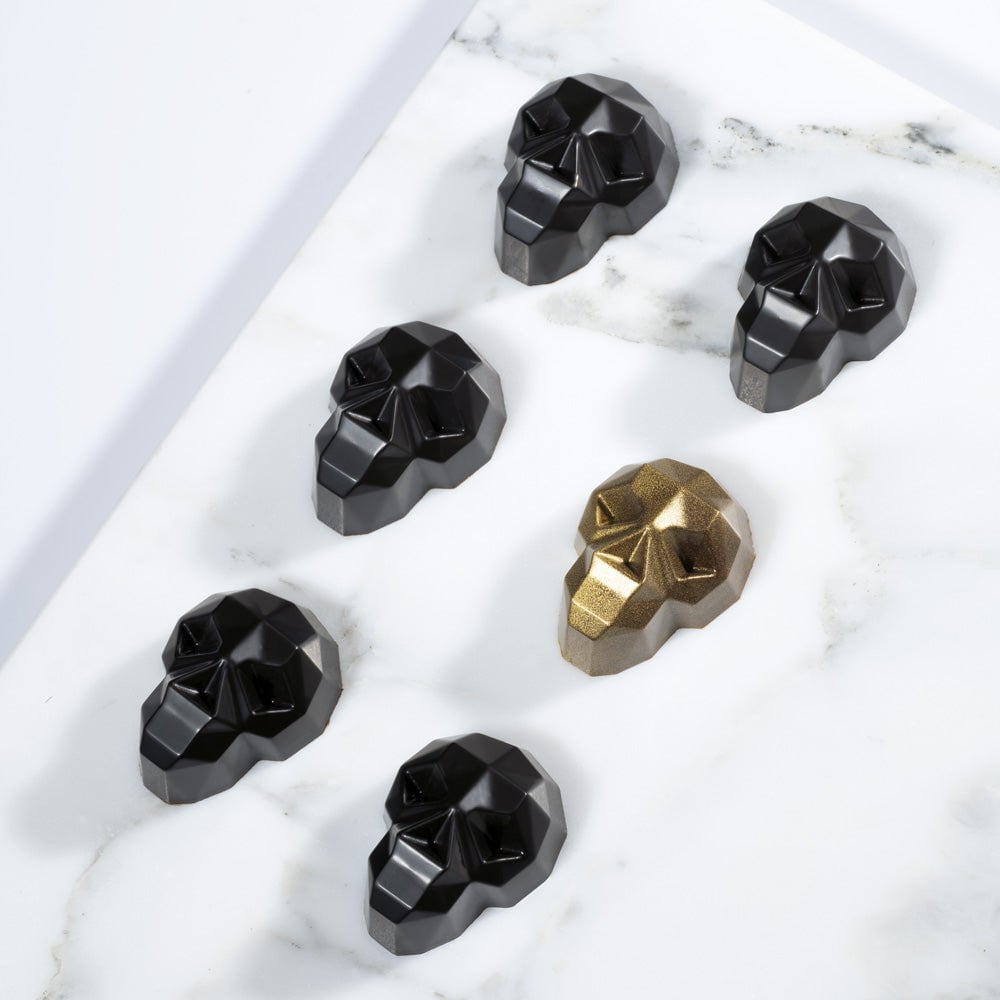 Martellato Pralinevormen Schedel pralinevorm MA1017 MA1020 Polycarbonaat pralinevorm/Bestel eenvoudig online/Anisana