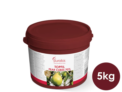 Anisana Vullingen Puratos Topfil Pear Pieces 70% – perenvulling 5 kg Topfil perenvulling 4 kg/Bestel eenvoudig online/Anisana