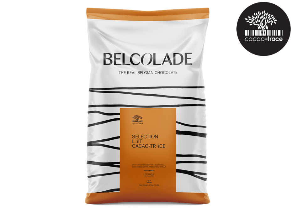 Belcolade Chocolade 1kg Selection Lait Cacao-Trace O3X5/J 1kg Belcolade Selection Lait Cacao-Trace O3X5 1kg/Bestel online/Anisana