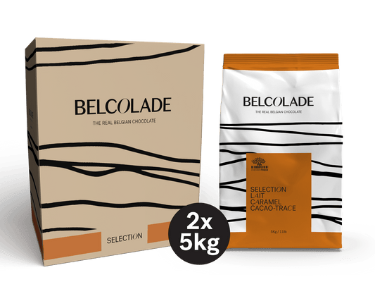 Belcolade Karamelchocolade Lait Caramel CAR/J 5 kg Cacao-Trace Belcolade Lait Caramel CAR/J 5 kg Cacao-Trace | Anisana