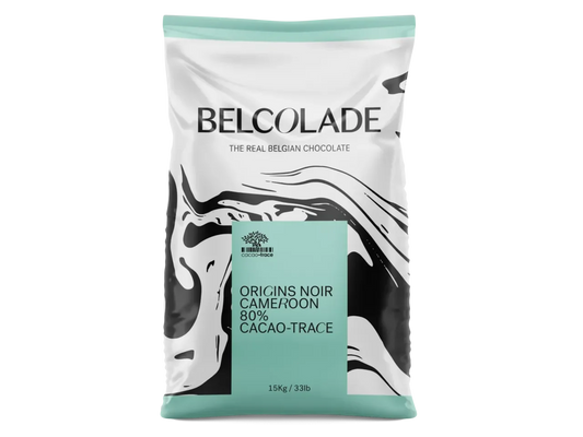 Belcolade Origins-chocolade Belcolade Origins Noir Cameroon 80% Cacao-Trace – 1 kg Belcolade Origins Noir Cameroon 80% Cacao-Trace – 1 kg