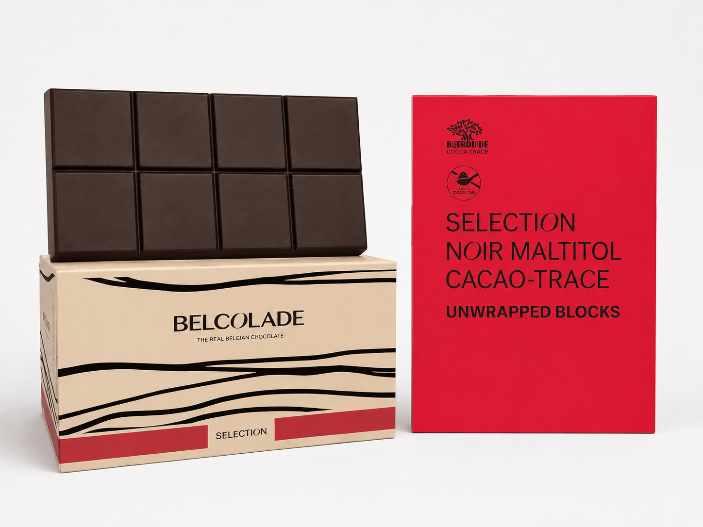 Belcolade Suikervrij/suikerarm 5 kg Belcolade Selection Noir Blocks (suikervrij) C501/J Maltitol Cacao Trace 5 kg Belcolade Selection Noir (suikervrij) Block X605/J Maltitol Cacao Trace 5 kg/Bestel eenvoudig online/Anisana