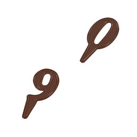 Martellato Chocoladevormen Chocolademal cijfers 90-P9645 90-P9645  chocoladevorm/Bestel eenvoudig online/Anisana