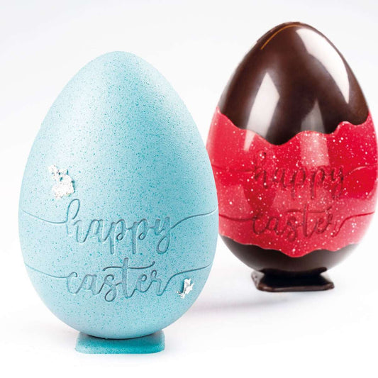 Martellato Chocoladevormen Happy Easter paasei 20SR022 Happy Easter paasei/Bestel eenvoudig online/Anisana