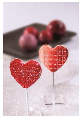 Martellato Chocoladevormen Hart Chocoladevorm Lollypop Hart Chocoladevorm Lollypop/Bestel eenvoudig online/Anisana