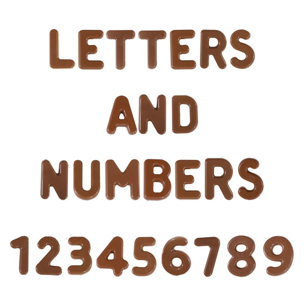 Martellato Chocoladevormen Letters & cijfers chocoladevorm MA3005 Letters & cijfers chocoladevorm/Bestel eenvoudig online/Anisana
