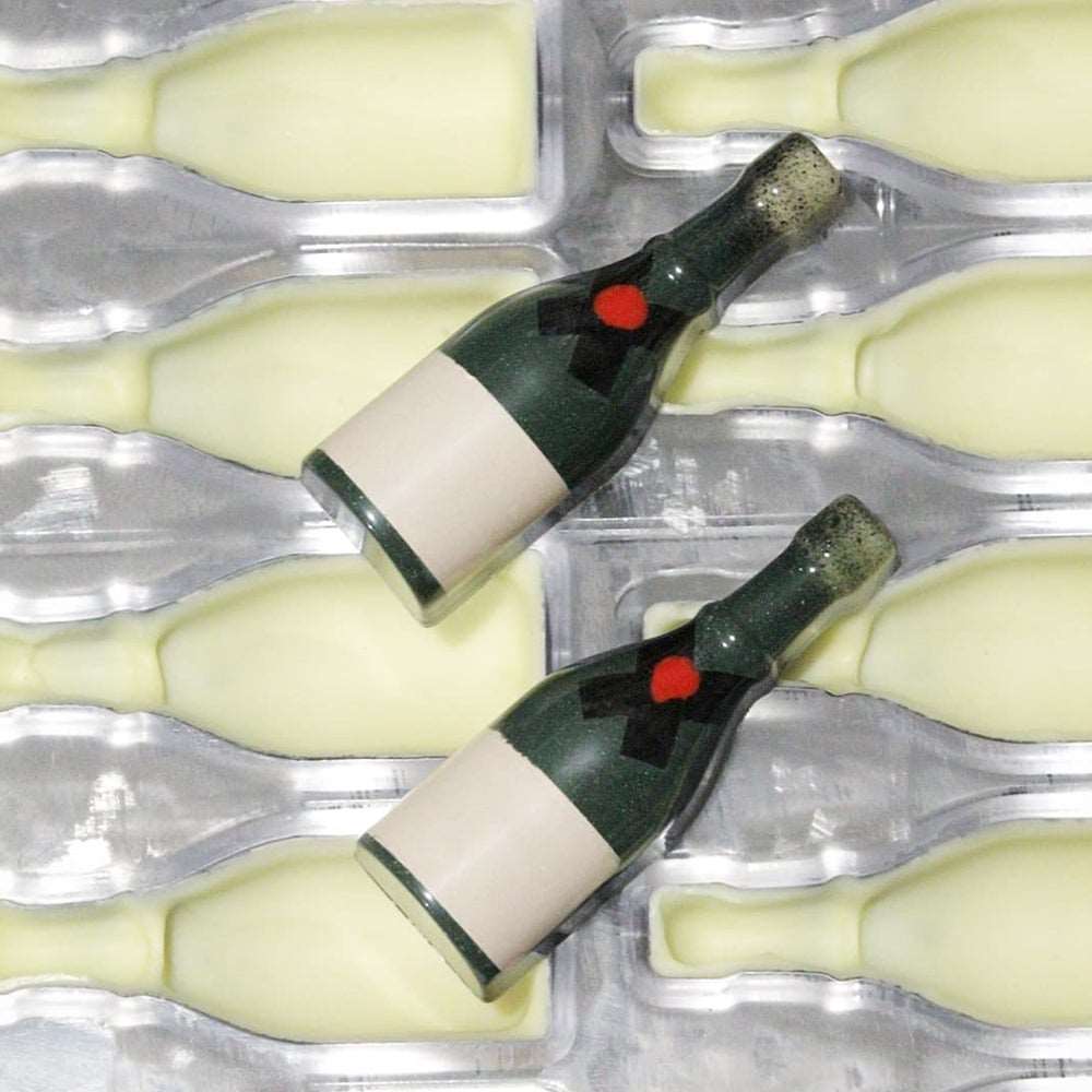 Martellato Pralinevormen Champagnefles polycarbonaat pralinevorm MA3011