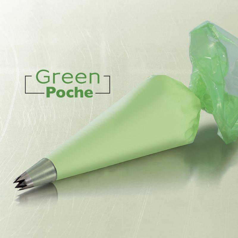 Martellato spuitzakken H 55 cm Green Poche Grip Effect 100 stuks Green Poche Grip Effect 100 stuks/Bestel eenvoudig online/Anisana