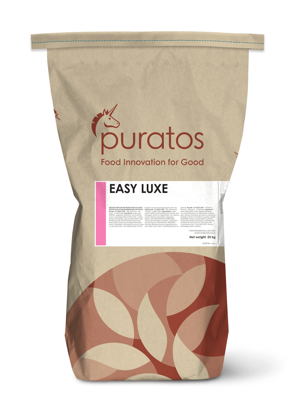 Puratos Bakkerijmix 25 kg Puratos Easy Luxe 25% bakkerijmix 25 kg Puratos Easy Luxe 25% bakkerijmix 25 kg