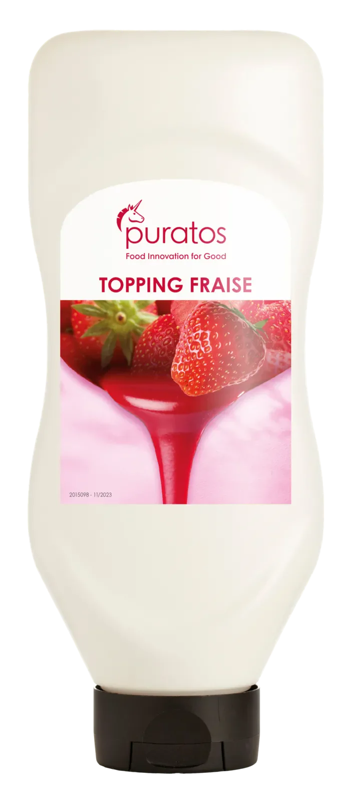 Puratos Dessertsaus Doos 6 × 1,1 kg Puratos Sauce Fraise Topping – doos 6 × 1,1 kg Puratos Sauce Fraise Topping – doos 6 × 1,1 kg