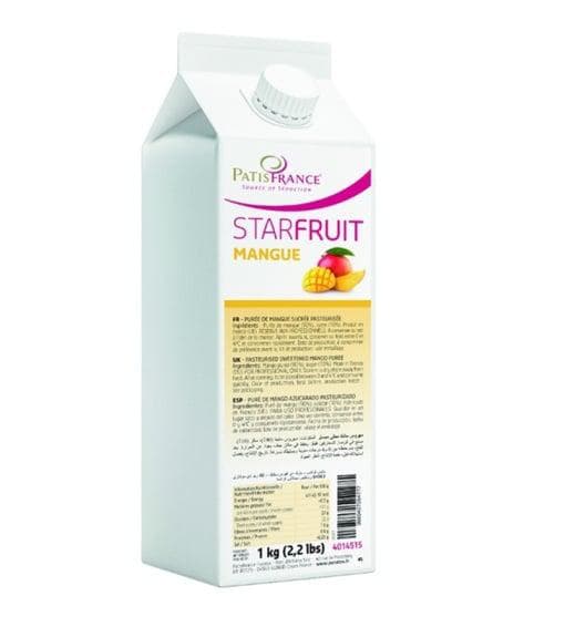 Puratos Fruitpuree 1 kg Puratos Starfruit Mangue – mangofruitpuree 1 kg Puratos Starfruit Mangue – mangofruitpuree 1 kg