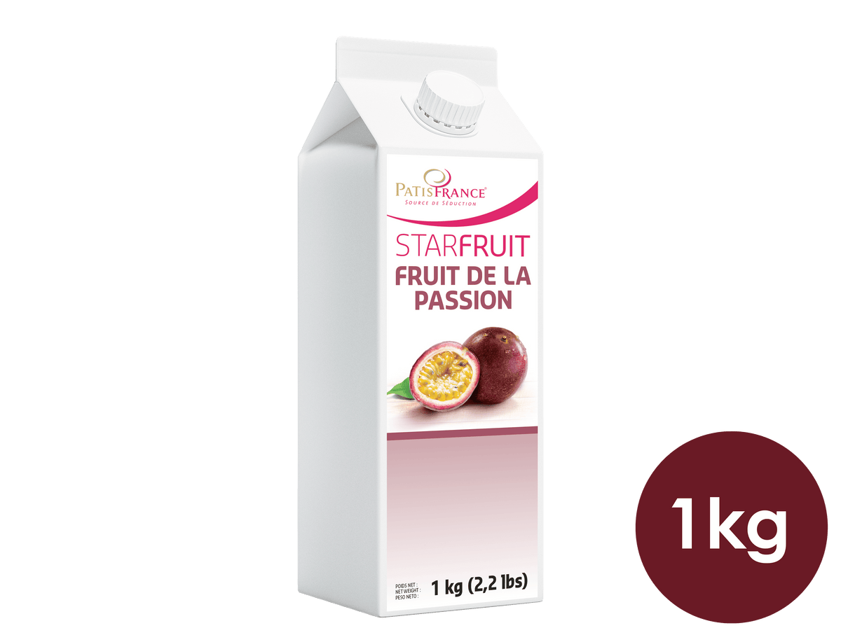 Puratos Fruitpuree 1 kg Puratos Starfruit Passion – passievruchtpuree 1 kg Puratos Starfruit Passion – passievruchtpuree 1 kg