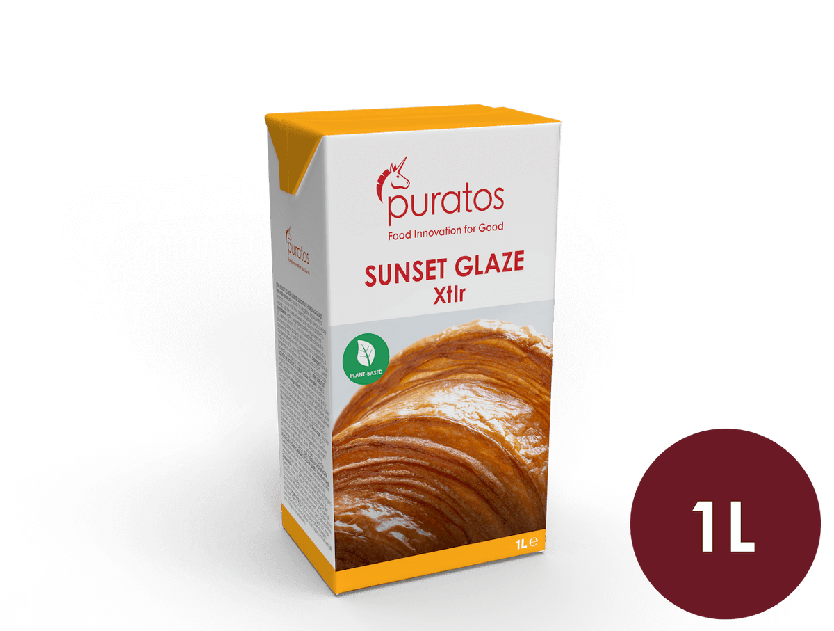 Puratos Lossings- & strijkmiddelen Doos 12 × 1 L Puratos Sunset Glaze Xtlr – plantaardig strijkmiddel, doos 12 × 1 L Puratos Sunset Glaze Xtlr – plantaardig strijkmiddel, doos 12 × 1 L